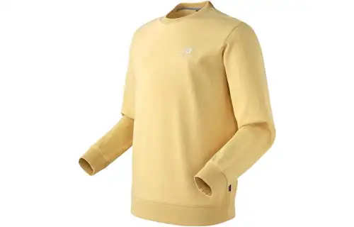 New Balance Sweatshirts Men's Yellow Crew Neck Moderate Other