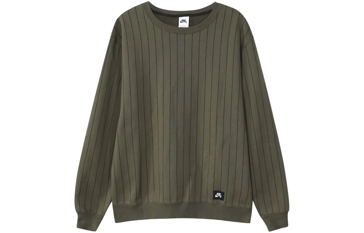Nike Sweatshirts Unisex Green Crew Neck Moderate Other