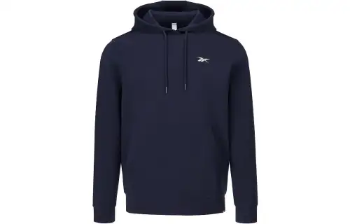 Reebok Sweatshirts Unisex Navy Blue Hooded Moderate