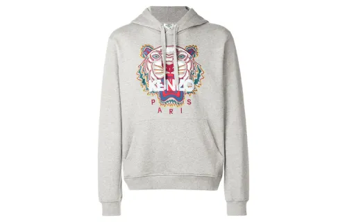 KENZO Classic Tiger Head Sweatshirt Men's Light Gray