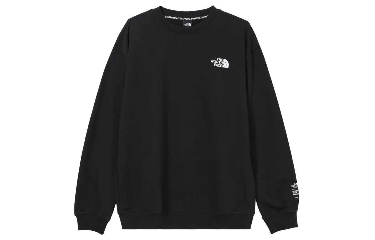 THE NORTH FACE Sweatshirts Unisex Black Crew Neck Moderate Regular