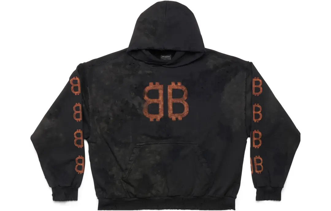 Balenciaga Crypto Medium Fit Hoodie