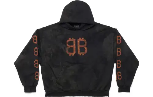 Balenciaga Crypto Medium Fit Hoodie