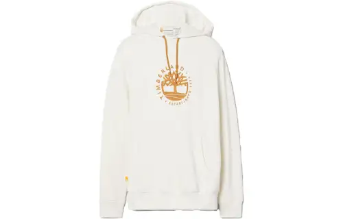Timberland Sweatshirts Unisex Vintage White Hooded Moderate Regular