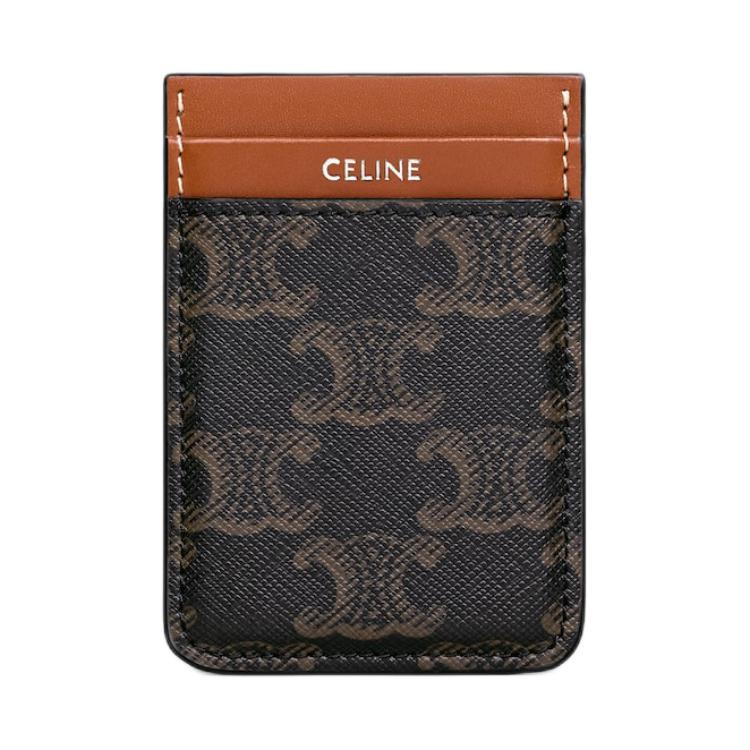 Мужской кардхолдер CELINE (коричневый)