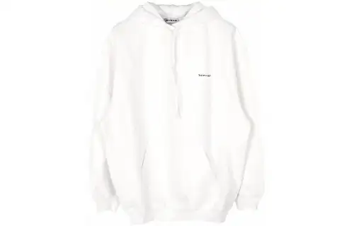 Balenciaga SS23 Sweatshirt Loose Fit Unisex White