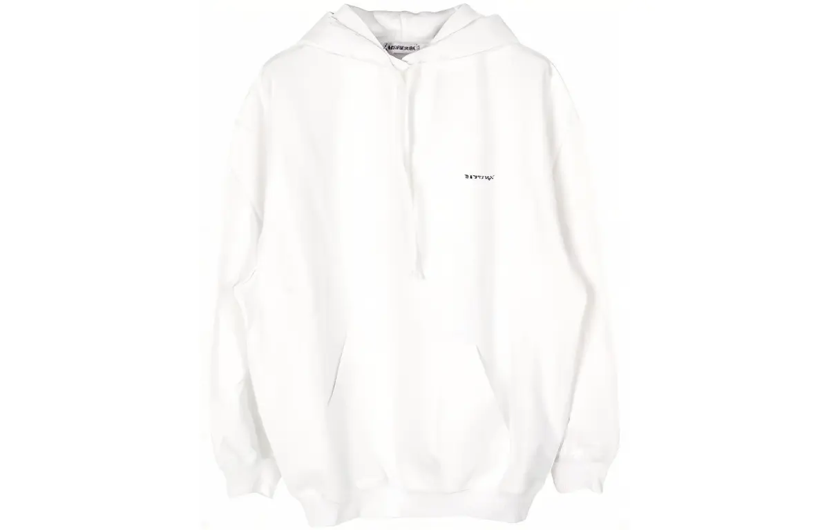 Balenciaga SS23 Sweatshirt Loose Fit Unisex White