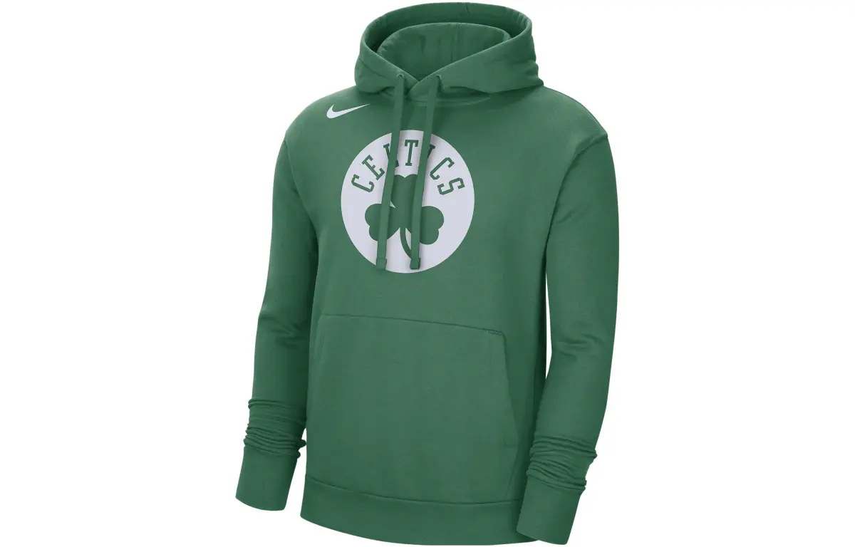Nike Sweatshirts Men's Green Hooded Moderate Regular