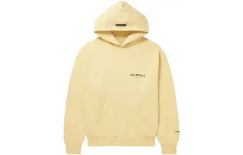 Fear Of God Essentials Mr. Porter Exclusive Logo Print Cotton Blend Jersey Hoodie