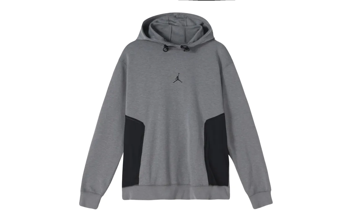 Jordan Sweatshirts Men's Gray Hooded Moderate Regular