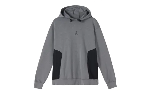 Jordan Sweatshirts Men's Gray Hooded Moderate Regular