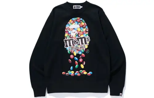A Bathing Ape x M&M's crew-neck sweatshirt