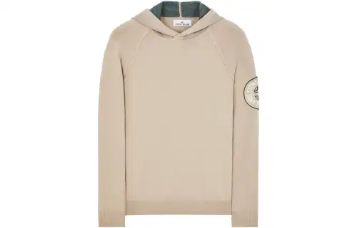 STONE ISLAND Sweatshirts Men's Beige Hooded Moderate Other