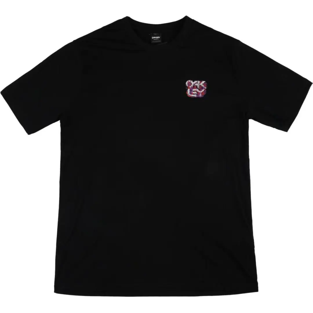 Oakley T Shirts Unisex Black Crew Neck Moderate