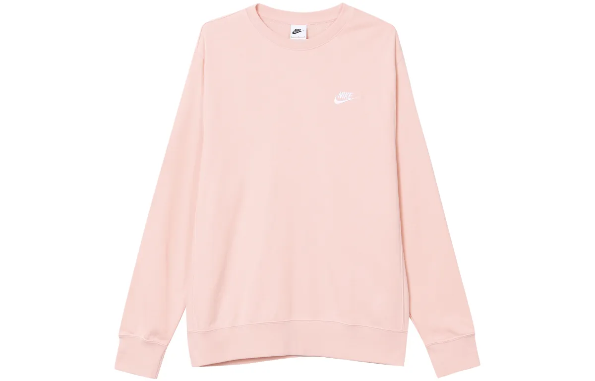 Nike Sweatshirts Men's Cherry Blossom Pink Crew Neck Moderate Regular