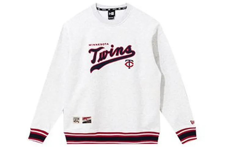 New Era Sweatshirts Unisex Red Crew Neck Thickened Regular