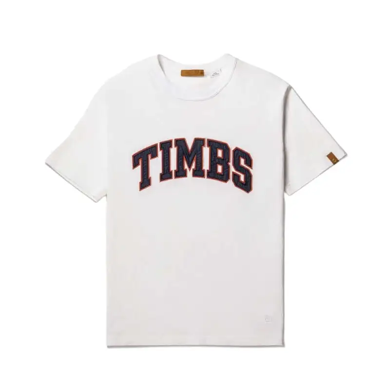 Timberland T Shirts Men's White Crew Neck Moderate