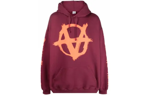 Vetements Double Anarchy Logo Hoodie