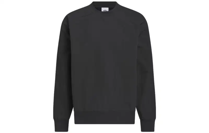 Adidas Originals Sweatshirts Unisex Black Crew Neck Moderate