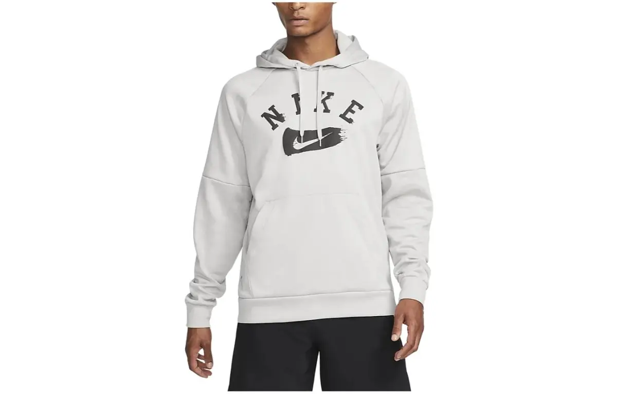 Nike Sweatshirts Men's Light Iron Ore Hooded (Non-detachable) Moderate