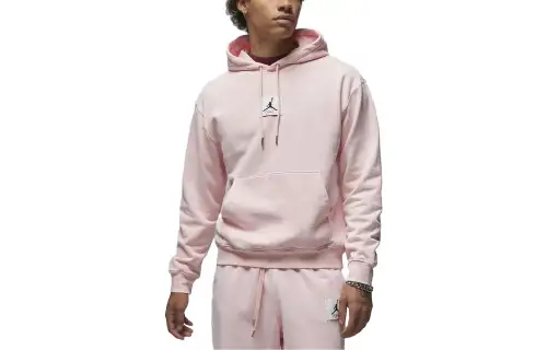 Jordan Sweatshirts Men's Pink Hooded Thickened Regular