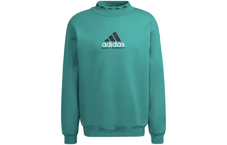 Adidas Originals EQT Sweatshirts Men's Green Half-Turtleneck Moderate Regular