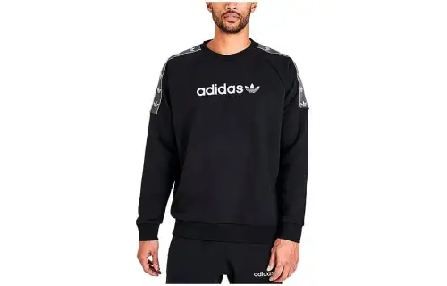 Adidas Originals Sweatshirts Men's Black Crew Neck Moderate Other