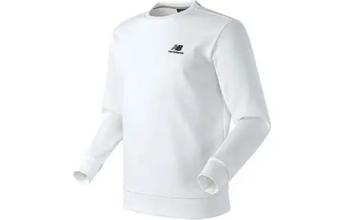New Balance Sweatshirts Men's White Crew Neck Moderate Other