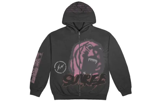Travis Scott Cactus Jack For Fragment Sunrise Zip Up Hoodie
