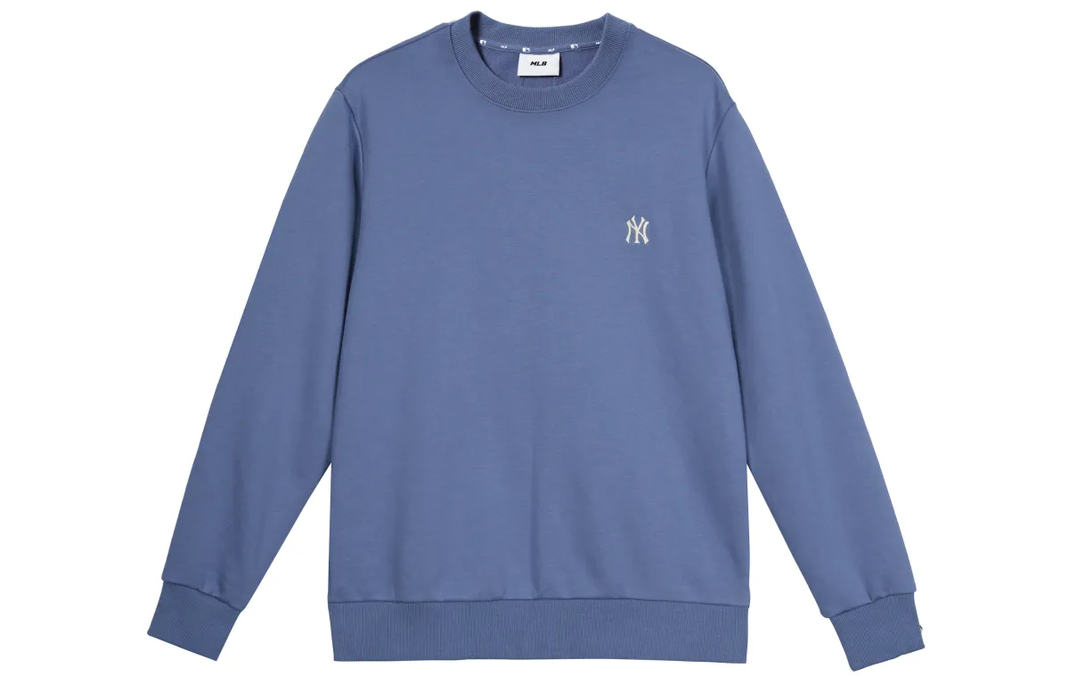 MLB Sweatshirts Unisex Blue Crew Neck Moderate