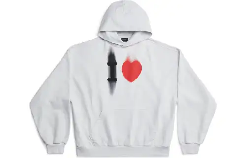 Balenciaga SS23 Sweatshirt Regular Fit Men's White