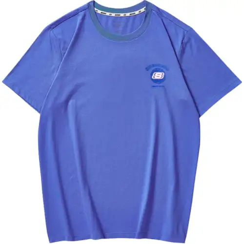 Skechers Colorful T Shirt Unisex Ultramarine Blue