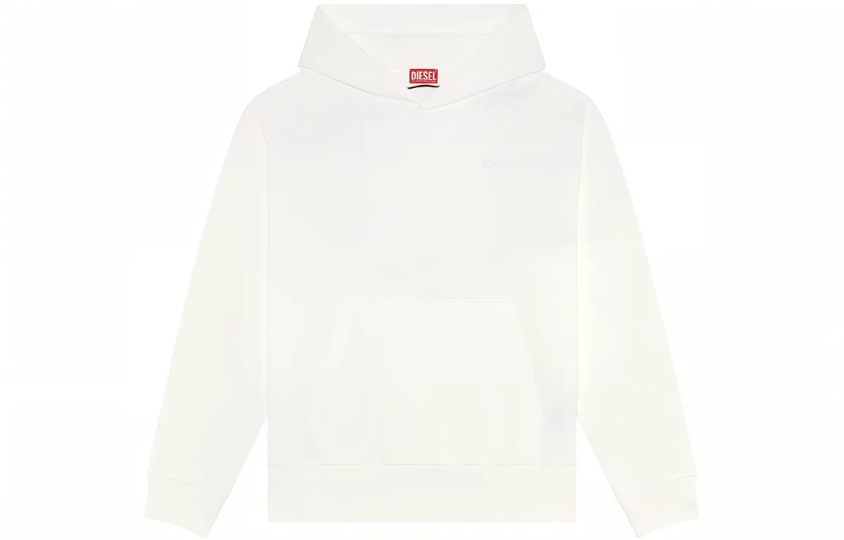 DIESEL S Macs Hood Megoval D Logo Embroidered Hoodie