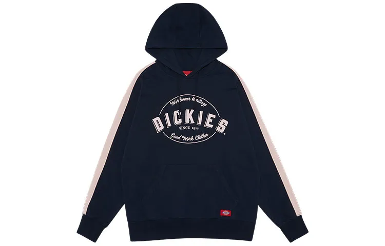 Dickies Sweatshirts Unisex Dark Marine Blue Hooded Moderate Regular