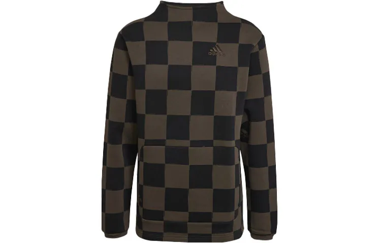 Adidas Sweatshirts Men's Black Crew Neck Moderate Regular