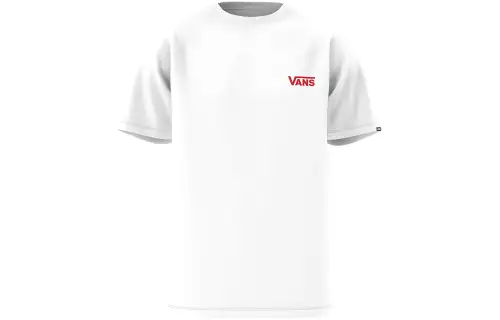 Vans Bodega Shop T Shirts Men's White Crew Neck Moderate Straight Fit