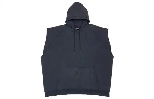 Balenciaga Sweatshirts Men's Black Hooded Thickened Other