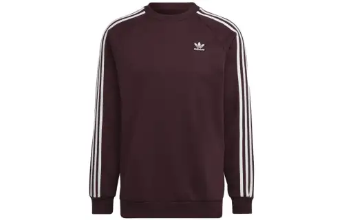 Adidas Originals Sweatshirts Men's Burgundy Crew Neck Moderate Other