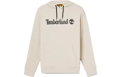 Timberland Sweatshirts Men's Light Gray Hooded Moderate Regular