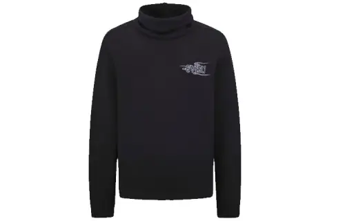 EVISU Sweatshirts Men's Black Moderate Regular