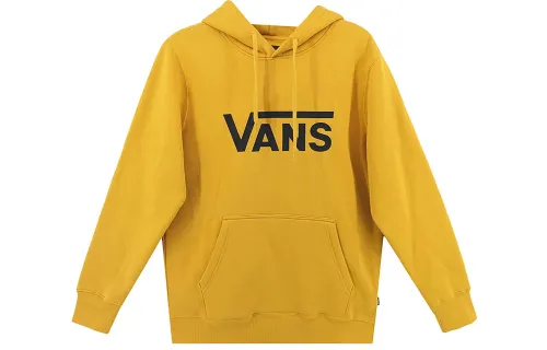 Vans Sweatshirts Unisex Yellow Hooded Thickened Regular