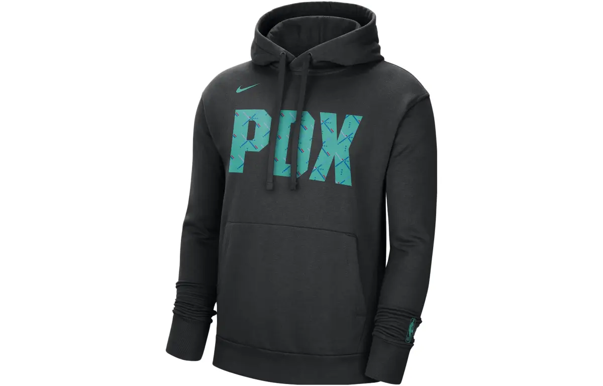 Nike Sweatshirts Men's Black Hooded Moderate Other