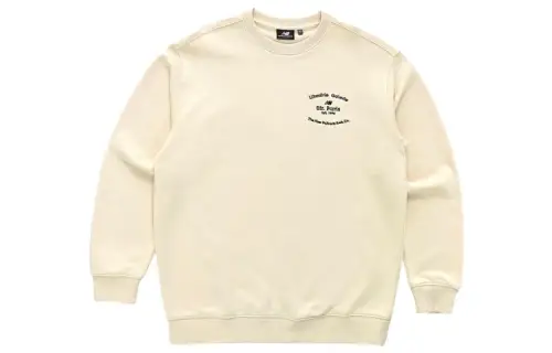 New Balance Sweatshirt Unisex Beige Yellow