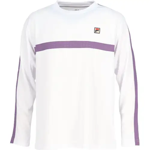 FILA T Shirts Men's White Crew Neck Moderate
