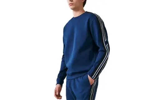 HERMES Sweatshirts Men's Indigo Crew Neck Moderate Regular