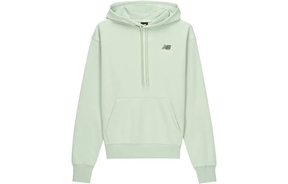 New Balance Sweatshirts Unisex Green Hooded Moderate Regular