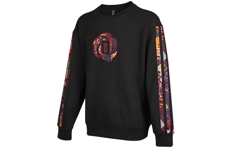 Adidas Sweatshirts Men's Black Crew Neck Moderate Other