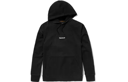 Timberland Sweatshirts Men's Black Hooded Moderate Regular