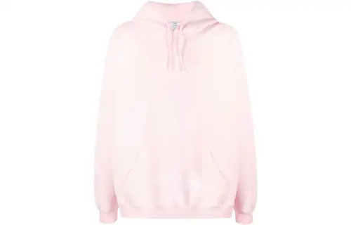 Vetements Sweatshirts Unisex Pink Hooded Moderate Regular