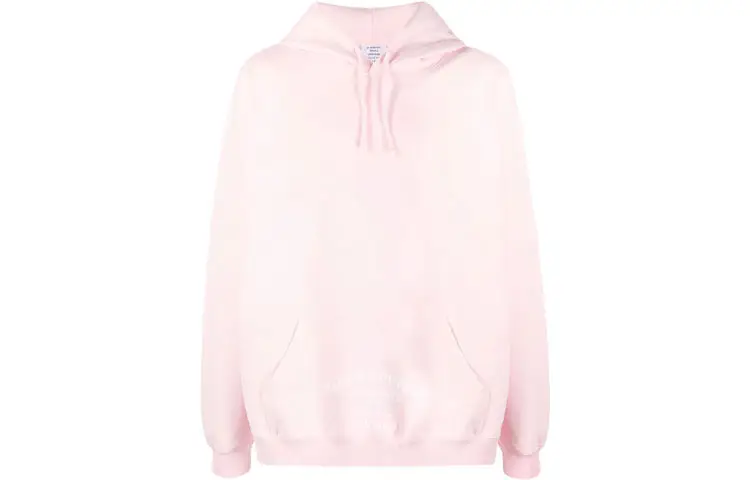 Vetements Sweatshirts Unisex Pink Hooded Moderate Regular